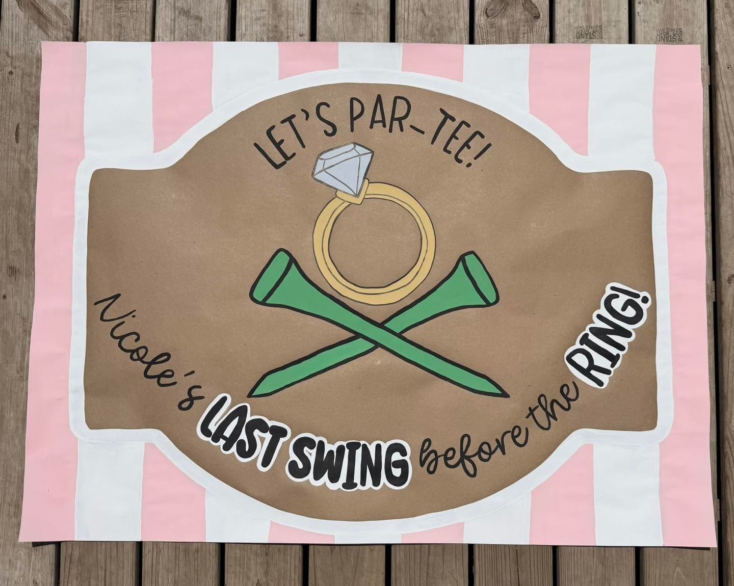 Hand-painted graduation banner by Banner Barn